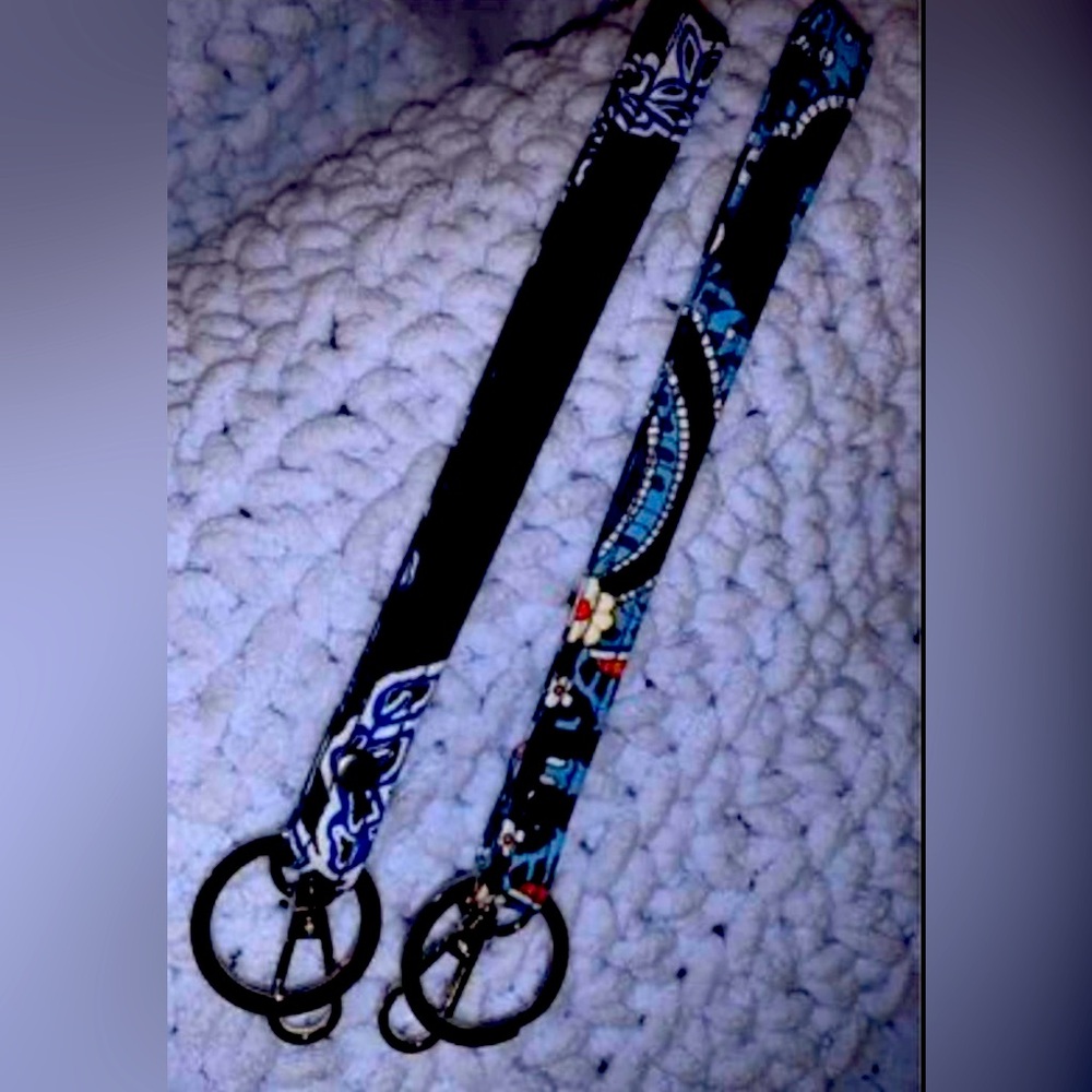 2 key chain lanyards